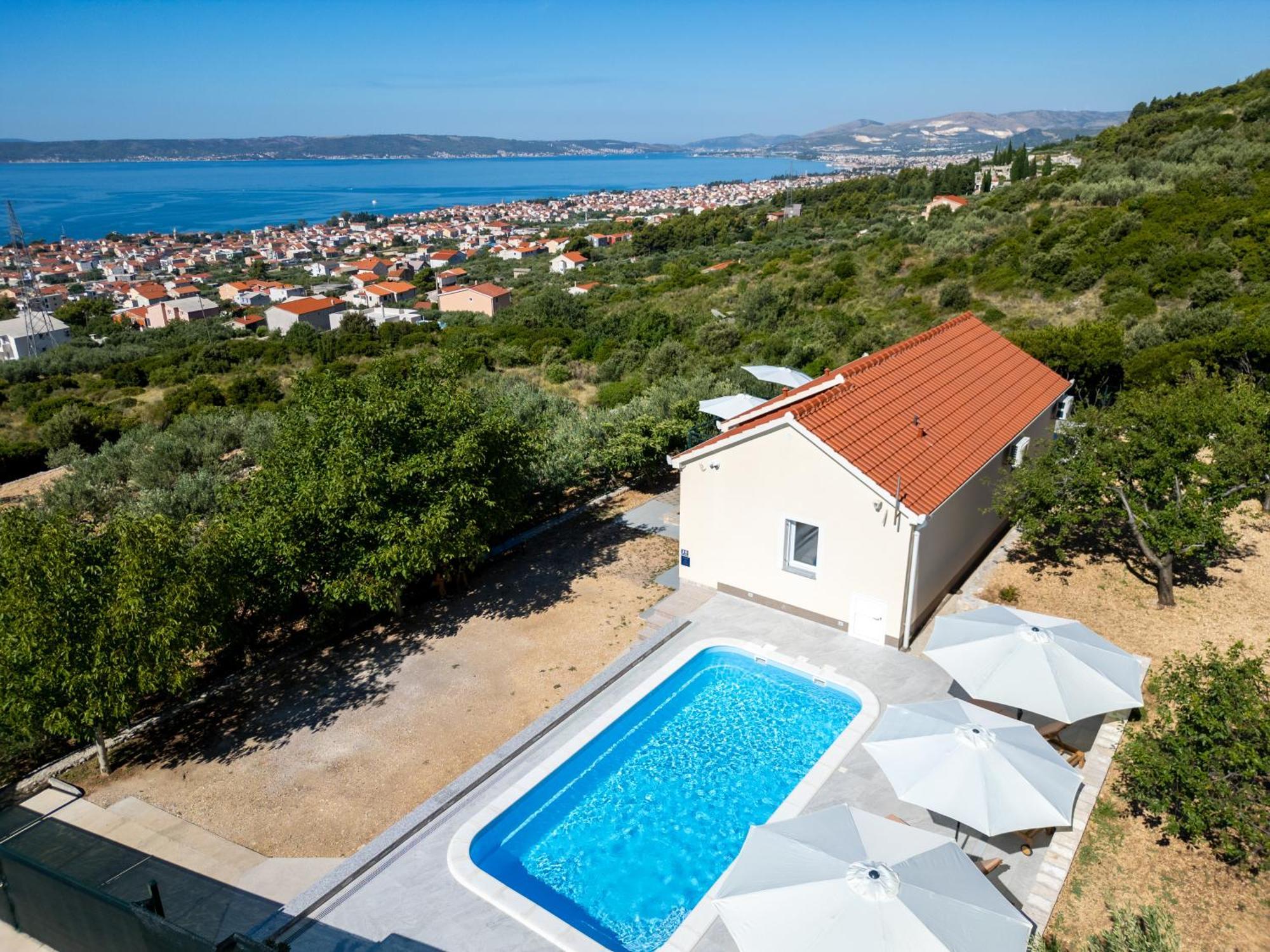 Private Villa Golden Hour With A View Of Split Area Kaštel Sućurac Kültér fotó