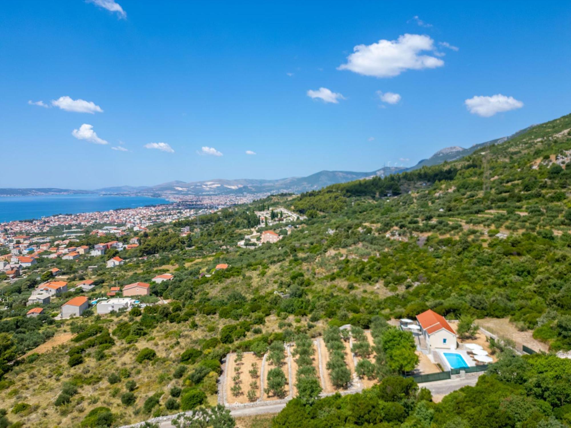 Private Villa Golden Hour With A View Of Split Area Kaštel Sućurac Kültér fotó